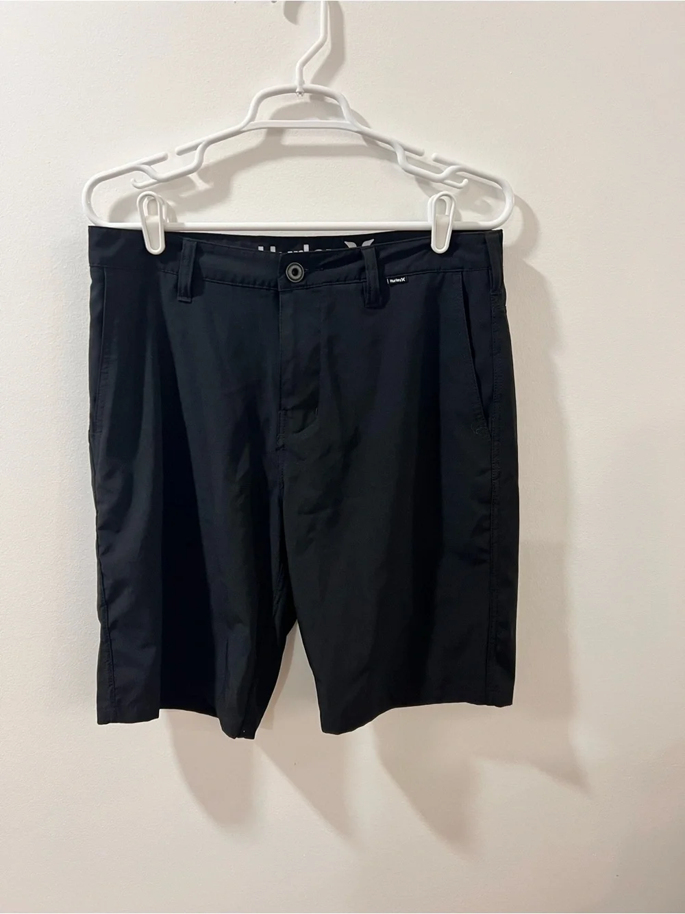 Hurley Men's Black Hybrid Walkshorts